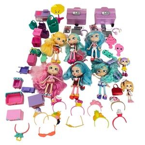 Moose Shopkins Doll and Accessory Lot